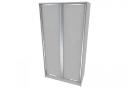 Wardrobe cupboard (2 sections) 1100x600x2100mm (WxHxH)