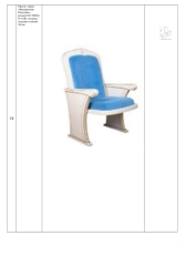Armchair, brand "Philharmonia Classica", size: 520*640*1100 mm (W*H*H), seat cushion thickness 50 mm