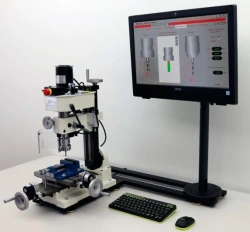 Interactive milling machine model "ACTIVE VISION F"