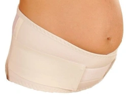 Supportive orthopaedic bandages, including prenatal bandages