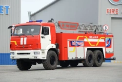 Fire tanker with ladder 58819J-30, type 58819, modification 58819J-30, on chassis KAMAZ-43118-A5, 43118-50