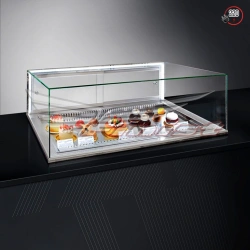 Built-in horizontal pastry case Glassier58
