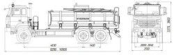 Oilfield tank truck ACN 4680L1 on URAL chassis 4320-4951-78, 4320-4951-80, 4320-4951-82