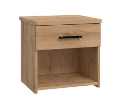 Wooden bedside tables for bedroom, models: Bedside cabinet with drawer "Victoria" VI-16