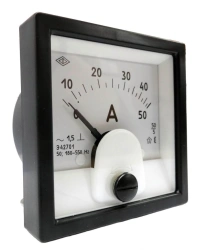 Microammeter, milliammeter, ammeter and voltmeter panel-mounted: version E42701.
