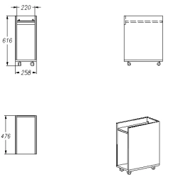 Processor stand (371 series)