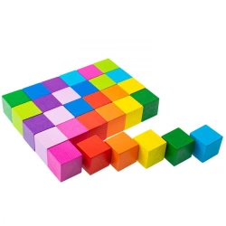 Coloured cubes (30 pieces) article 1-45