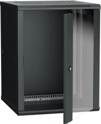 LWR5-18U66-GF ITK Cabinet LINEA W 18U 600x600 mm glass door, RAL9005