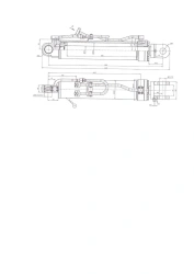 Hydraulic cylinder GTs 900-1455-81-360 (370)