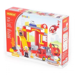 Maxi Constructor - "Fire Station" (81 pieces) (in a box), article 77509