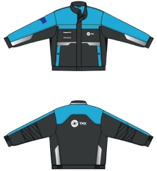 Men's suit for protection against mechanical effects Line Manager/Specialist art.TMH002 jacket and trousers, Iron Gate colour