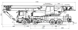 Truck crane ??-75721-2 and its modifications (with the use of the cabin ??-55713.52.100-6 and its modifications) (special, auto