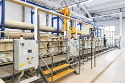 Mechanised galvanic line