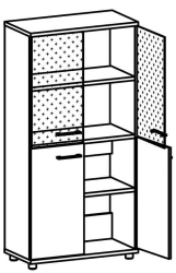 Filing cabinet 8206 Series "Galant"