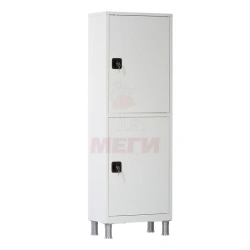 SHM-03-MSK(MSC-646.01-11) Medical metal two-section single-leaf cupboard