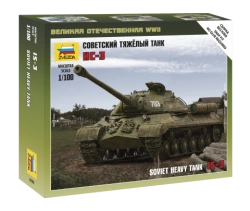 Assembled model Soviet heavy tank IS-3