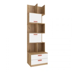 Oliver LD.524180.000 Shelf front 600 (set) (Oak Gold/White )
