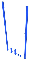 Outdoor volleyball stands