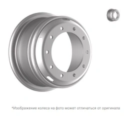 Collapsible rim steel truck wheel, size 8.5-20, Product No. 63-M8.5, RZB35649OE