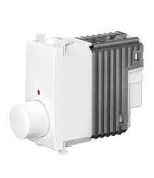 CADUCEUS ALING Experience Rotary push dimmer switch with indication (when dimmer is on) 40-800W, 230V , 1M, white,