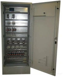 Low-voltage complete device for electrical stations for supply of electric actuators of shut-off valves and electric motors.