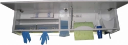 Hinged cupboard - dispenser