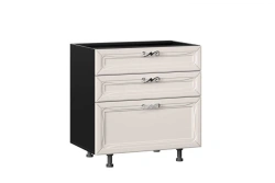 Bianca LD.271910.000 Front set for kitchen cabinet 800 with 3 drawers LUX (Kashmir )