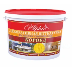 Acrylic acrylic plaster Bark Alphio 2,0