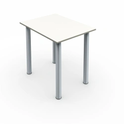Pupil's table 1-seater on round supports