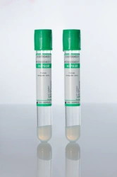 Vacuum tubes for venous blood sampling CORVAY with lithium heparin and gel, plastic Size: 13*100 mm; Vacuum volume: 1.5 ml