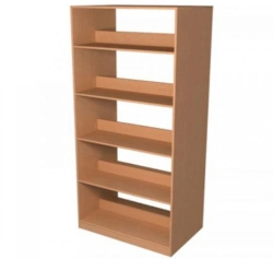 Double-sided library shelving unit Model: SB-2 of "Edelwood" trade mark