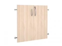 LDF furniture doors 2 sections with lock "Alpha 63".