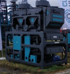 Grain cleaning machine ZM-40FN with cyclones