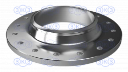 Steel butt welded flange
