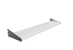 Antistatic furniture attachments - hinged shelves