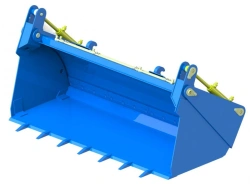 Replacement working bodies for the loader universal agricultural loader PKU-0,8: jaw bucket PKU-0,8-21-01.