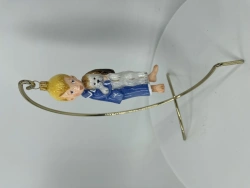 Licence Christmas tree toy made of glass "Baby"