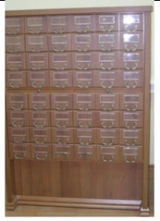 Catalogue cupboard with 48 drawers Classic series