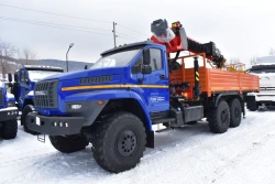Special cargo truck with CMU produced by INMAN JSC, on URAL 4320-6151-71, 4320-6151-73, 4320-6151-75 chassis; 43203-6; 43203-6
