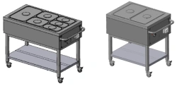 Mobile second course marmite MEK-2S