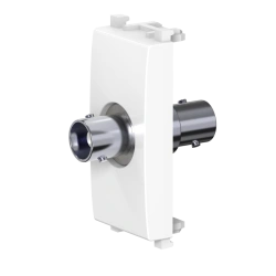 CADUCEUS ALING Experience Audio/Video BNC/BNC flush-mounted socket, 1M, white, art. no. 74282.9. 74282.0