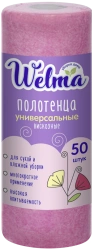 WELMA All-purpose towels pink 1/50/12