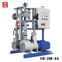 Vacuum pumping unit with macerating pumps "UV-2M-44"
