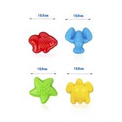 Sand moulds "Sea" 4 pcs.