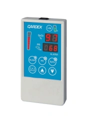Pulse oximeter for determination of pulse rate and blood haemoglobin saturation with oxygen PO-02-"CARDEX" vol. 1 as part of:BE