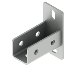 Connecting support SM-H 00, with overall dimensions from 60x127x100 mm to 62x147x100 mm, with metal thickness 4,0 mm, thermodiff