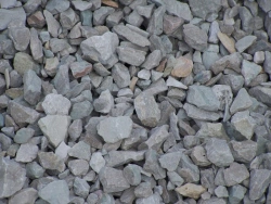 Crushed stone from dense rocks for ballast layer of railway track 25 to 60 mm cfr. 25 to 60 mm