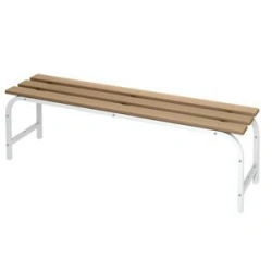 Metal hard cloakroom bench SK 1200