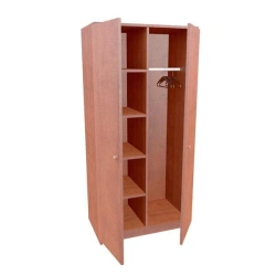 Double door wardrobe (top shelf and coat rack) 86*52*180 "Student" C 17