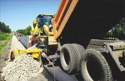 Rubble spreader (roadside spreader) STAKER